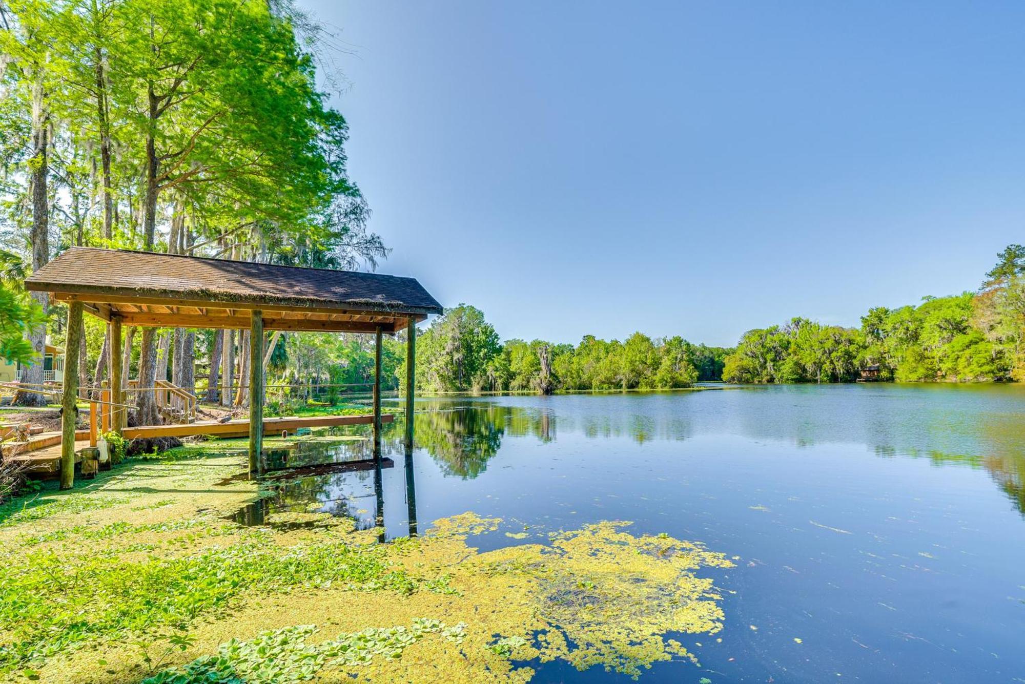 Waterfront Dunnellon Home With Private Dock And Lanai! Exterior foto